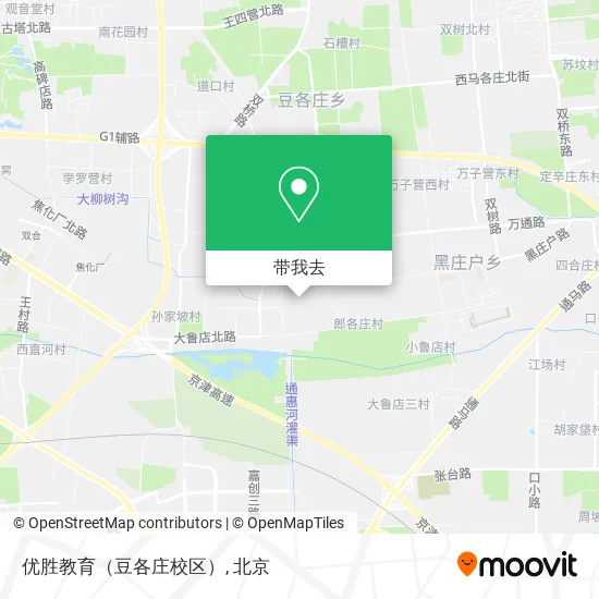 优胜教育（豆各庄校区）地图