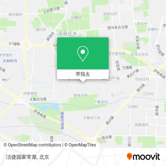 洁捷园家常菜地图