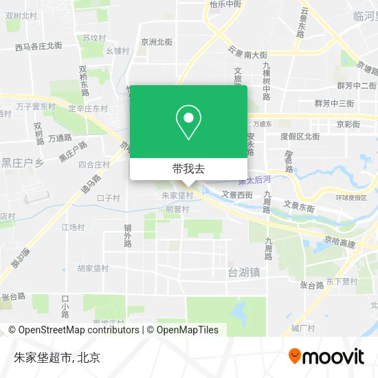 朱家垡超市地图