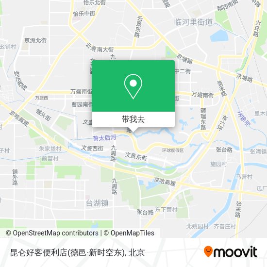 昆仑好客便利店(德邑·新时空东)地图
