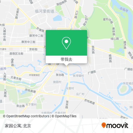 家园公寓地图
