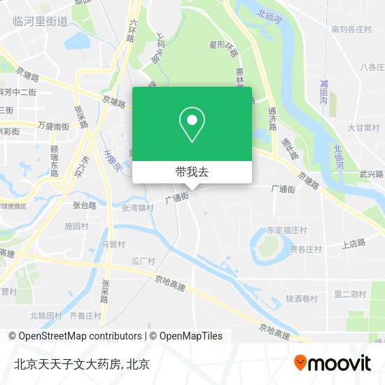 北京天天子文大药房地图