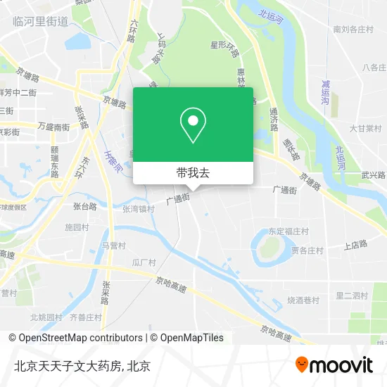 北京天天子文大药房地图