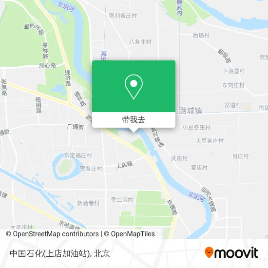 中国石化(上店加油站)地图