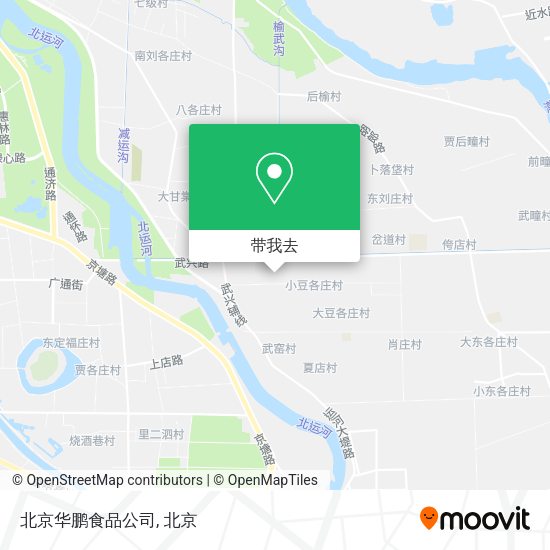 北京华鹏食品公司地图