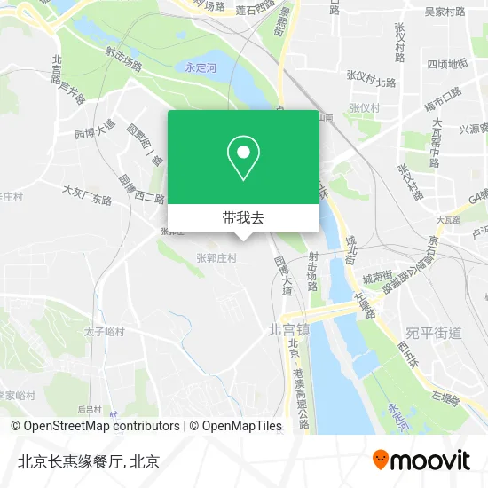 北京长惠缘餐厅地图