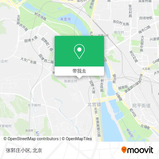 张郭庄小区地图