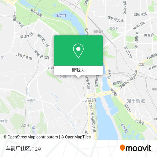 车辆厂社区地图