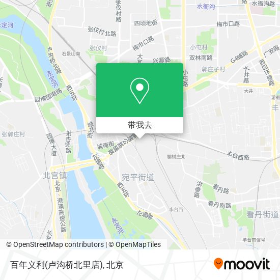 百年义利(卢沟桥北里店)地图
