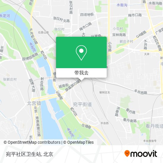 宛平社区卫生站地图