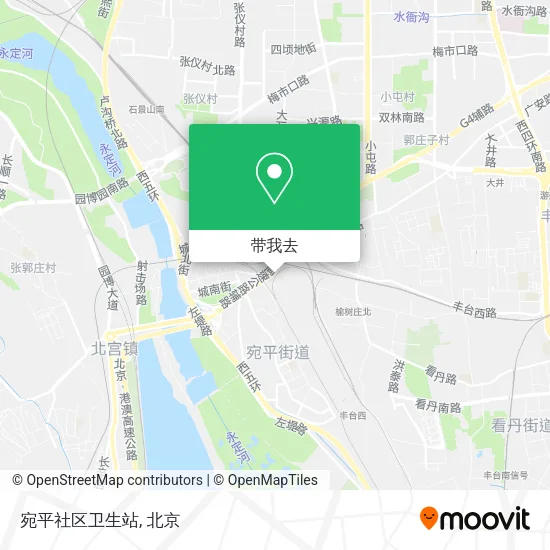 宛平社区卫生站地图