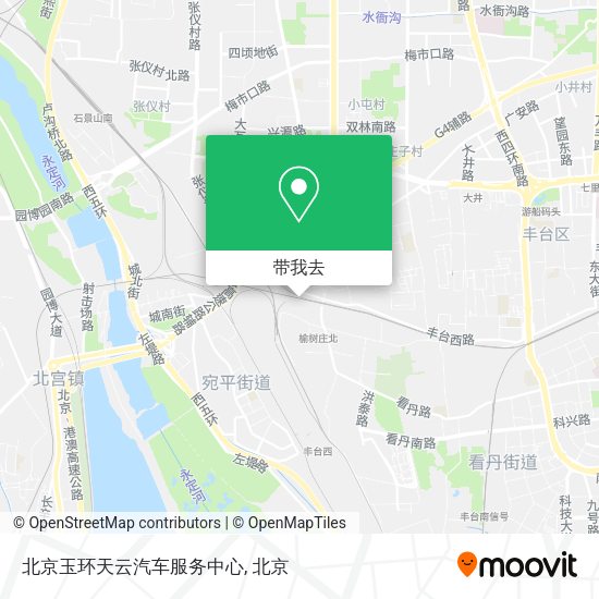 北京玉环天云汽车服务中心地图