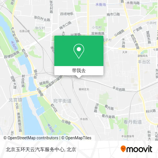 北京玉环天云汽车服务中心地图