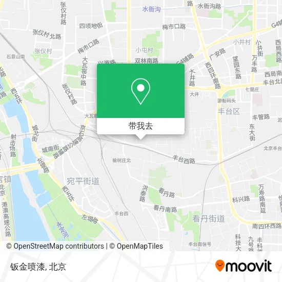 钣金喷漆地图