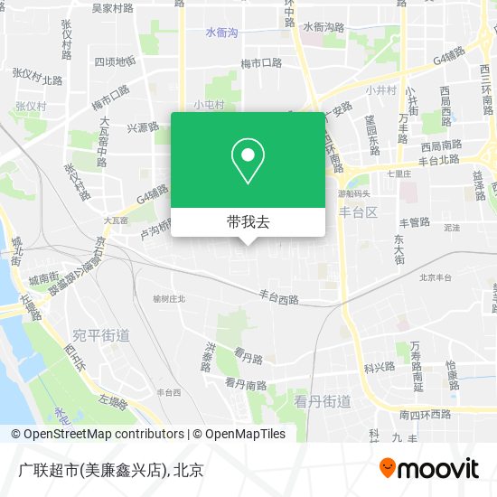 广联超市(美廉鑫兴店)地图