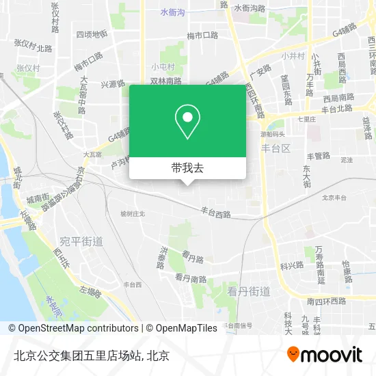 北京公交集团五里店场站地图