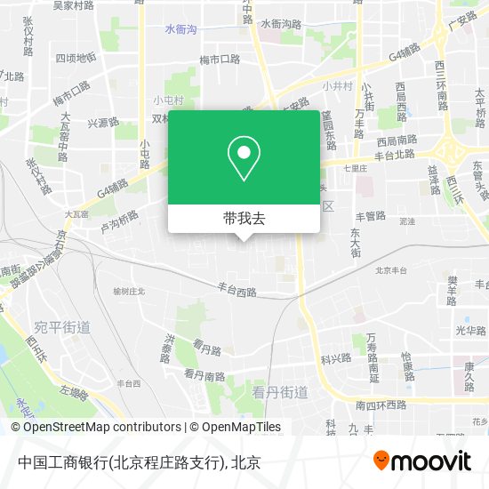 中国工商银行(北京程庄路支行)地图