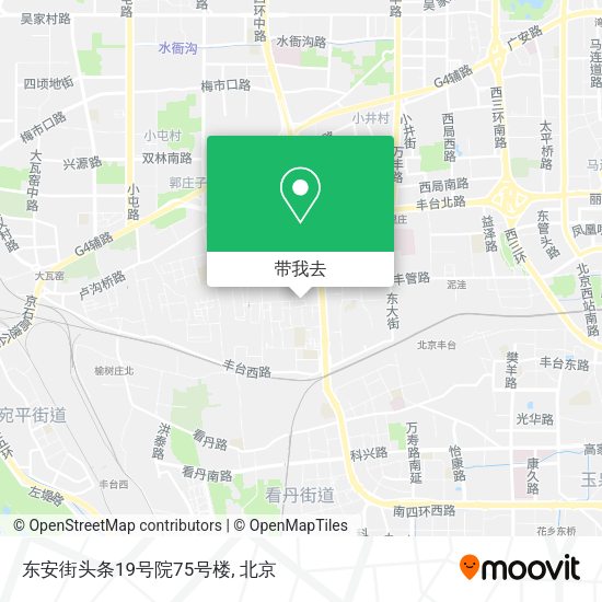 东安街头条19号院75号楼地图
