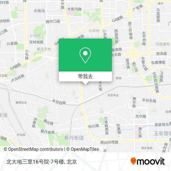 北大地三里16号院-7号楼地图