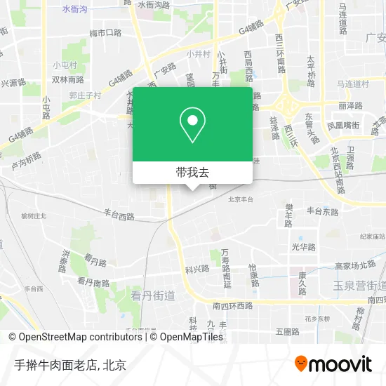 手擀牛肉面老店地图