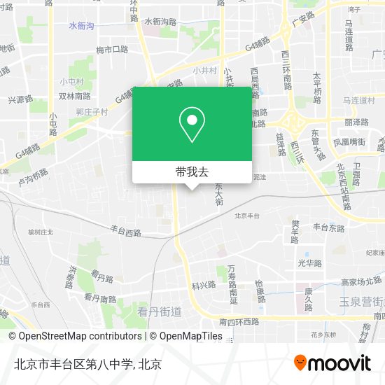 北京市丰台区第八中学地图