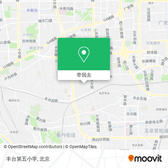 丰台第五小学地图
