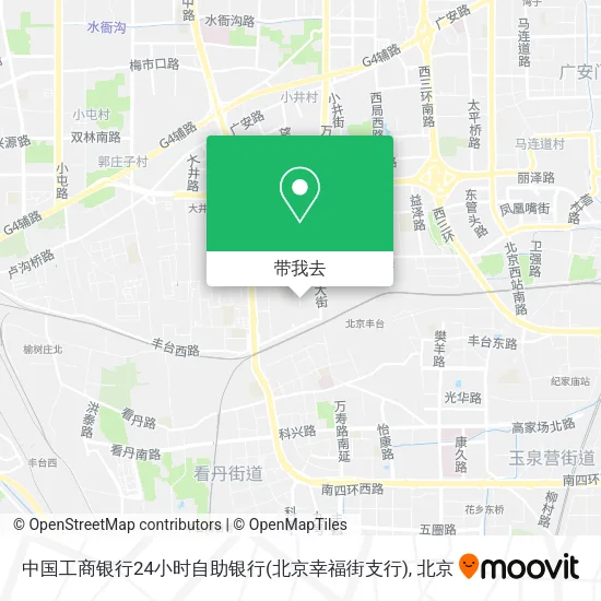中国工商银行24小时自助银行(北京幸福街支行)地图