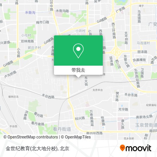 金世纪教育(北大地分校)地图