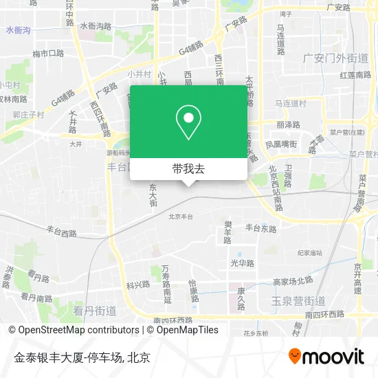 金泰银丰大厦-停车场地图