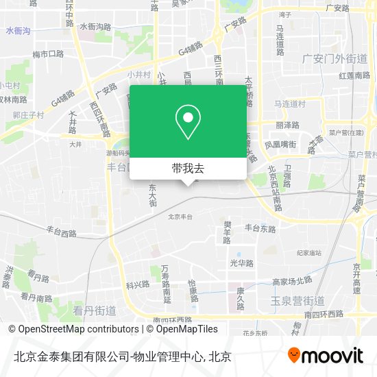 北京金泰集团有限公司-物业管理中心地图