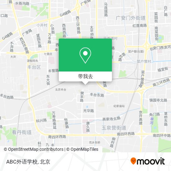 ABC外语学校地图
