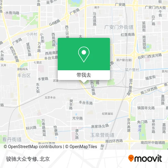 骏驰大众专修地图