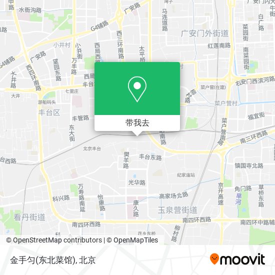 金手匀(东北菜馆)地图