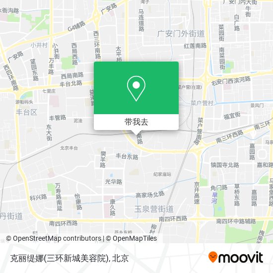 克丽缇娜(三环新城美容院)地图