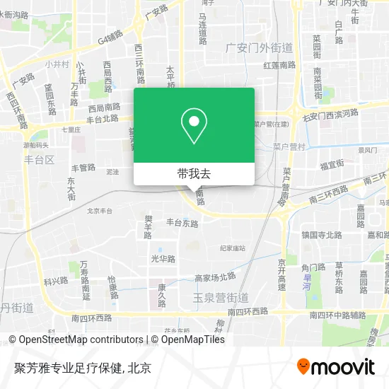 聚芳雅专业足疗保健地图