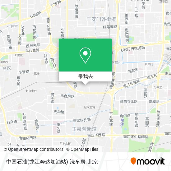 中国石油(龙江奔达加油站)-洗车房地图