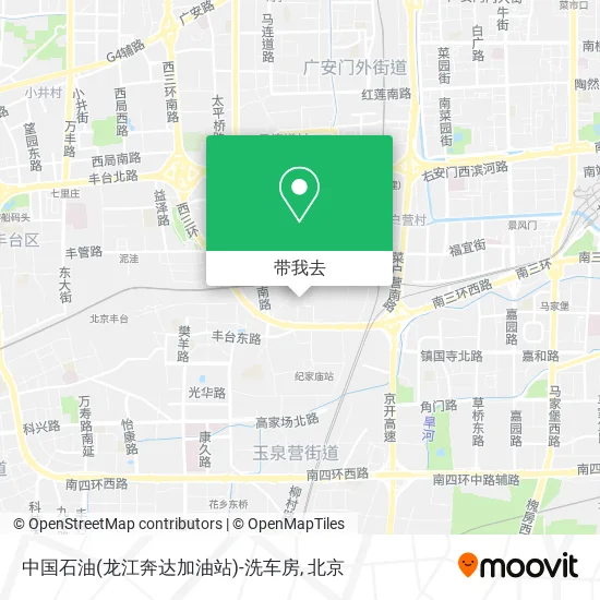 中国石油(龙江奔达加油站)-洗车房地图