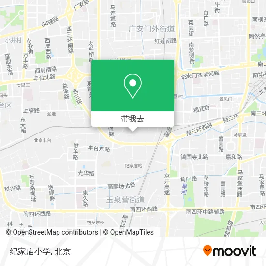 纪家庙小学地图