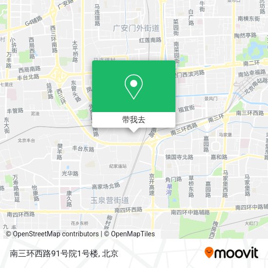 南三环西路91号院1号楼地图