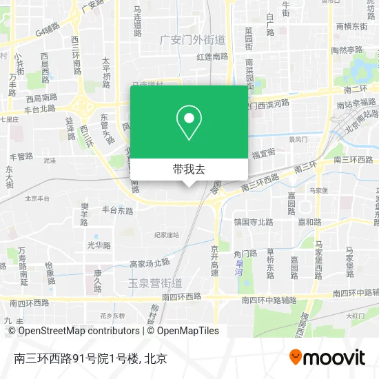 南三环西路91号院1号楼地图