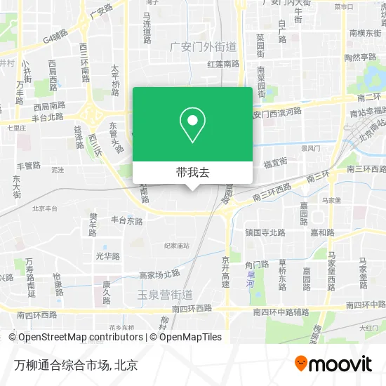 万柳通合综合市场地图