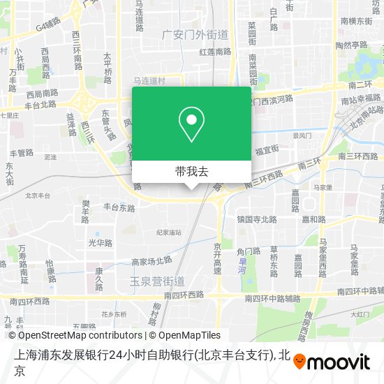 上海浦东发展银行24小时自助银行(北京丰台支行)地图
