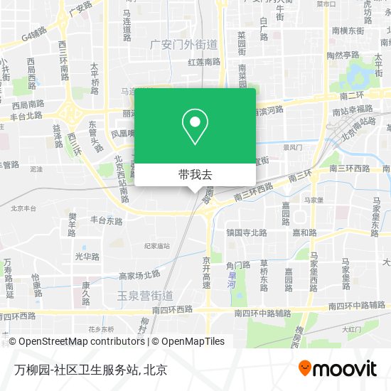 万柳园-社区卫生服务站地图