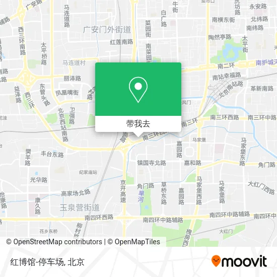 红博馆-停车场地图