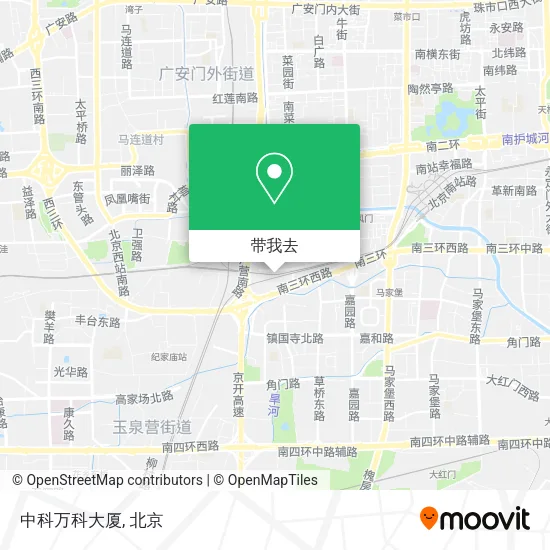 中科万科大厦地图