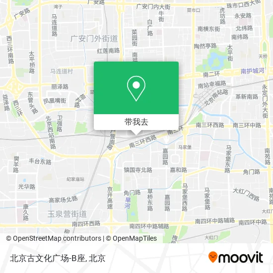 北京古文化广场-B座地图