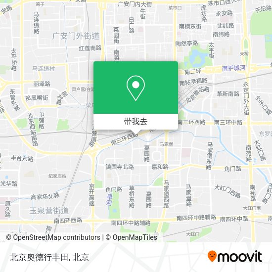 北京奥德行丰田地图