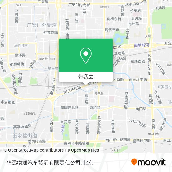 华远物通汽车贸易有限责任公司地图