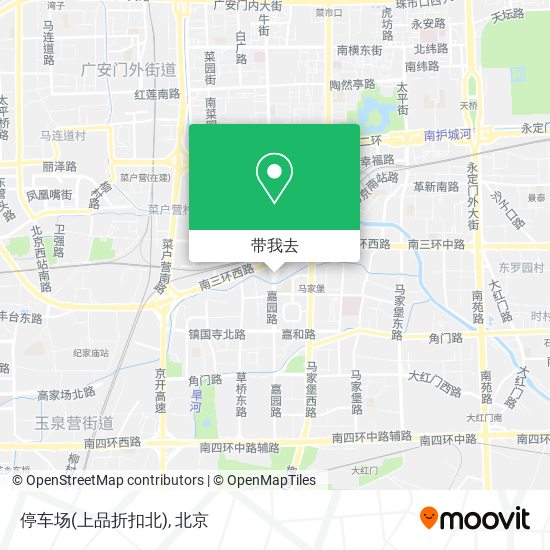 停车场(上品折扣北)地图