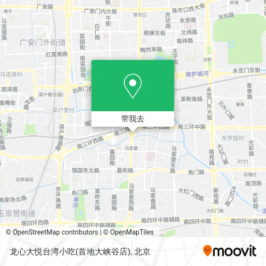 龙心大悦台湾小吃(首地大峡谷店)地图